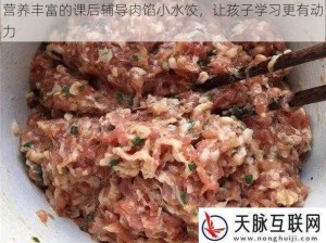 营养丰富的课后辅导肉馅小水饺，让孩子学习更有动力