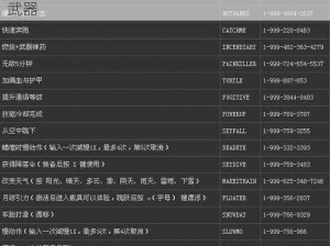 温柔刺客秘籍作弊码：隐藏在游戏世界的秘密武器