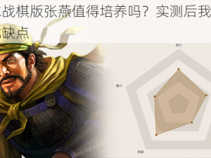 三国志战棋版张燕值得培养吗？实测后我发现了这些优缺点