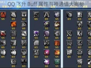 QQ 飞升 Buff 属性与神通值大揭秘