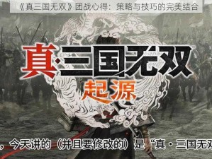 《真三国无双》团战心得：策略与技巧的完美结合