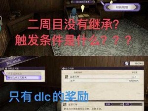 《交叉领域计划：通关秘籍与二周目继承要素大揭秘》