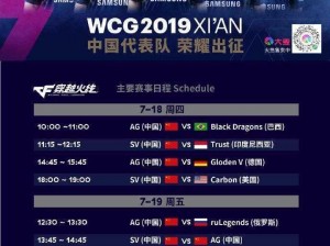 wz拟题：WCG2019全球总决赛盛宴将在中国的上海城市激情上演