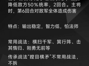 张飞战法搭配建议：提升战斗力的实用策略