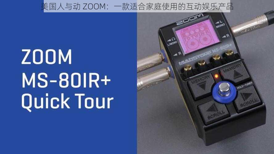 美国人与动 ZOOM:一款适合家庭使用的互动娱乐产品
