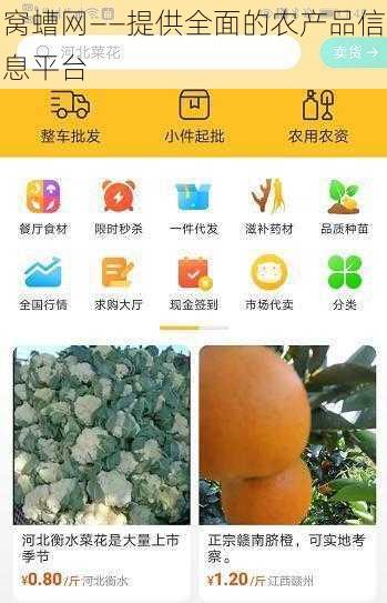 窝螬网——提供全面的农产品信息平台