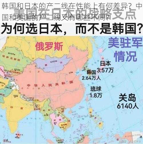 韩国和日本的产二线在性能上有何差异？中国和美国的产二线又有哪些不同？