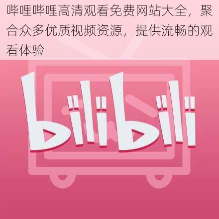 哔哩哔哩高清观看免费网站大全，聚合众多优质视频资源，提供流畅的观看体验