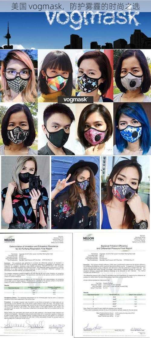 美国 vogmask，防护雾霾的时尚之选