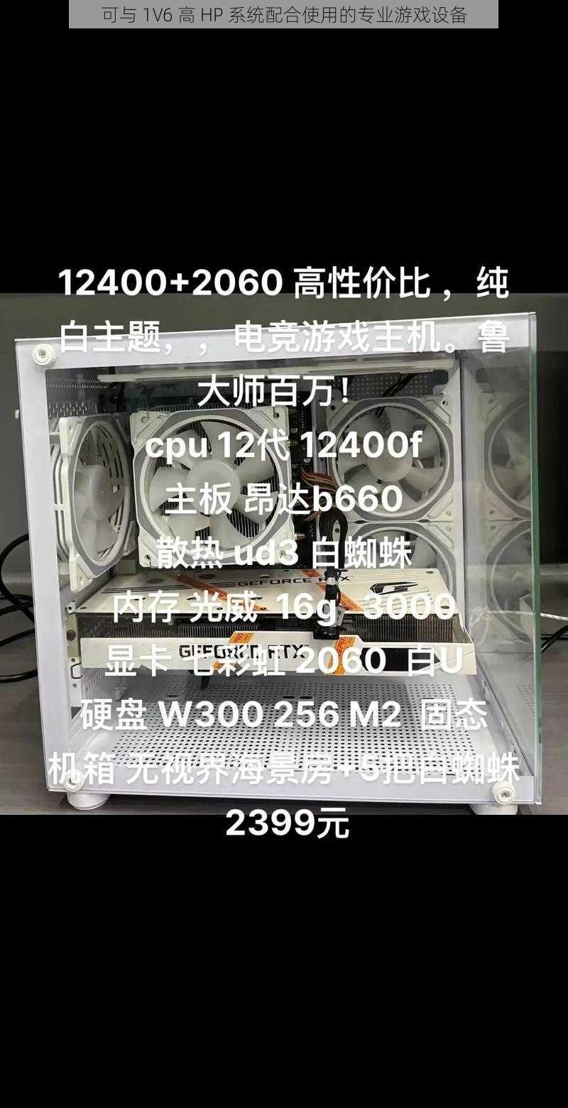 可与 1V6 高 HP 系统配合使用的专业游戏设备