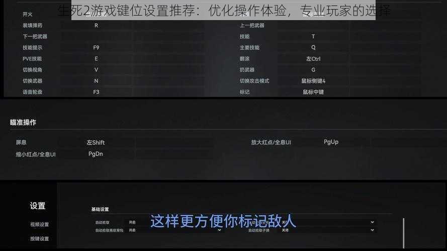生死2游戏键位设置推荐：优化操作体验，专业玩家的选择