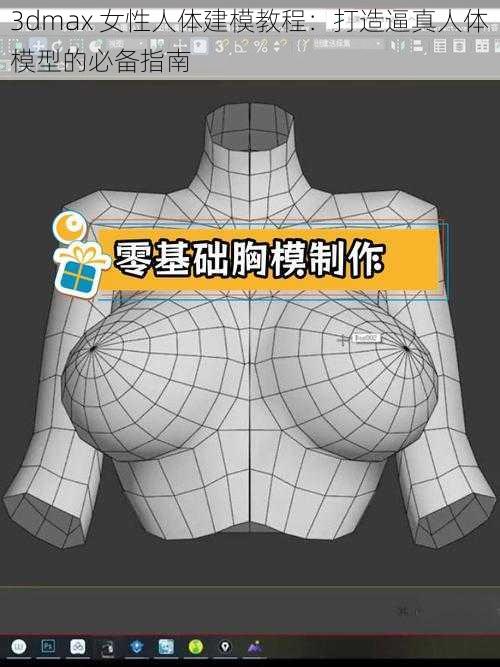 3dmax 女性人体建模教程：打造逼真人体模型的必备指南