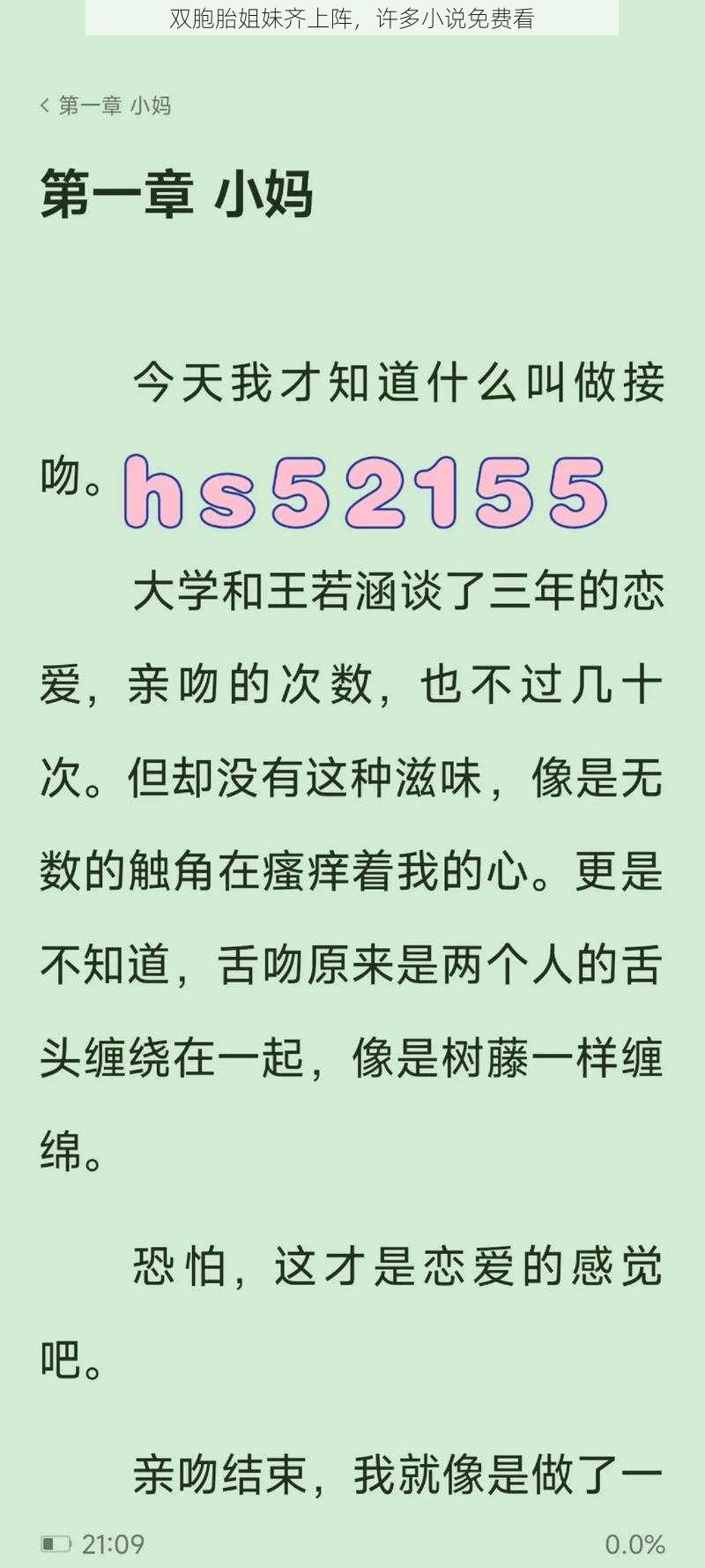 双胞胎姐妹齐上阵，许多小说免费看