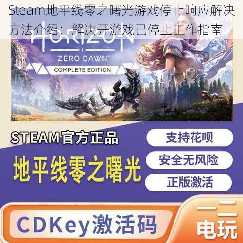 Steam地平线零之曙光游戏停止响应解决方法介绍：解决开游戏已停止工作指南