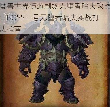 魔兽世界伤逝剧场无堕者哈夫攻略：BOSS三号无堕者哈夫实战打法指南