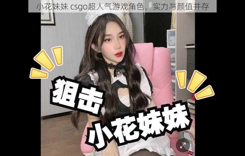 小花妹妹 csgo超人气游戏角色，实力与颜值并存