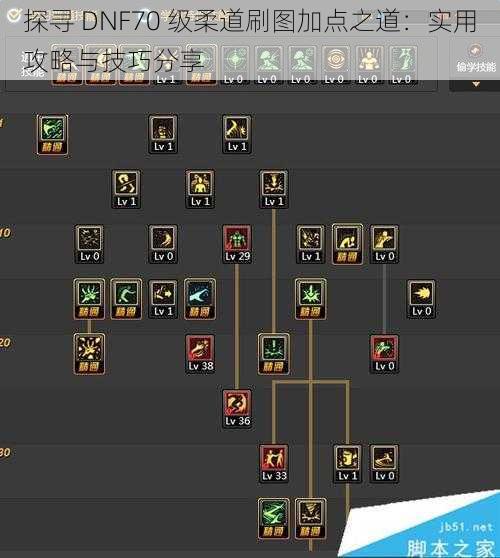 探寻 DNF70 级柔道刷图加点之道：实用攻略与技巧分享