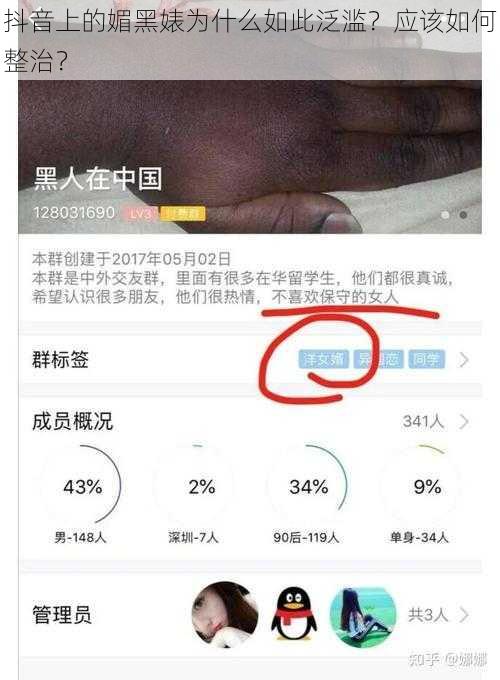 抖音上的媚黑婊为什么如此泛滥？应该如何整治？