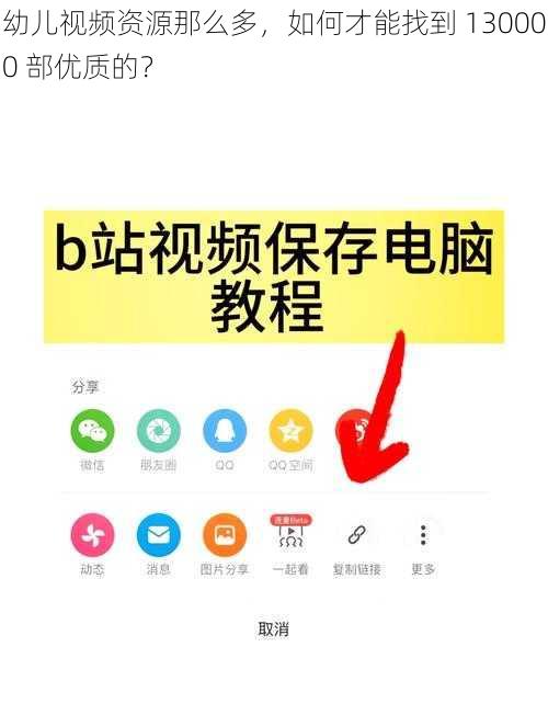 幼儿视频资源那么多，如何才能找到 130000 部优质的？