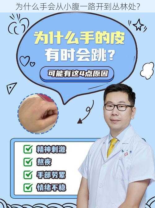 为什么手会从小腹一路开到丛林处？