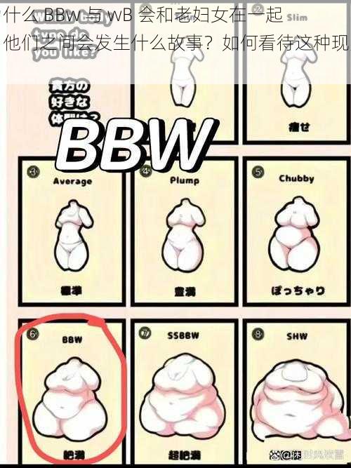 为什么 BBw 与 wB 会和老妇女在一起？他们之间会发生什么故事？如何看待这种现象？