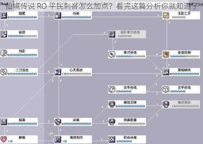 仙境传说 RO 平民刺客怎么加点？看完这篇分析你就知道了