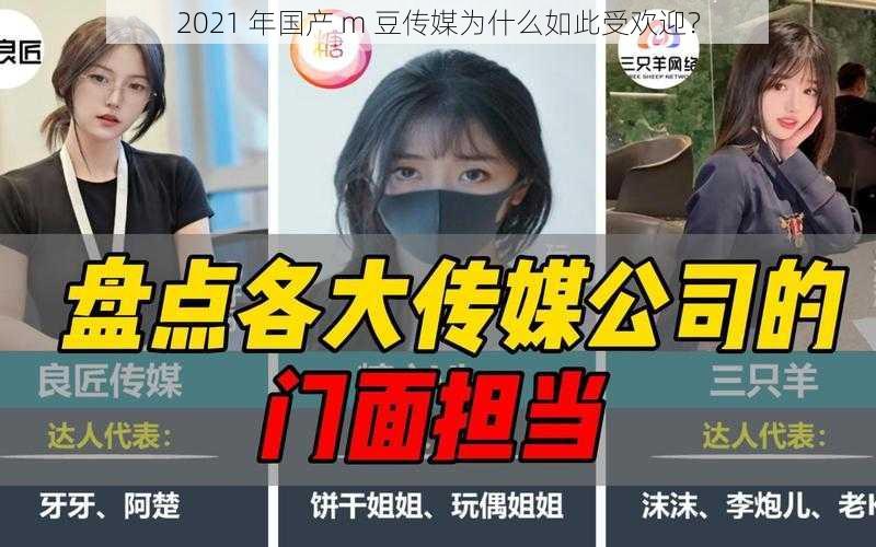 2021 年国产 m 豆传媒为什么如此受欢迎？