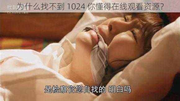 为什么找不到 1024 你懂得在线观看资源？