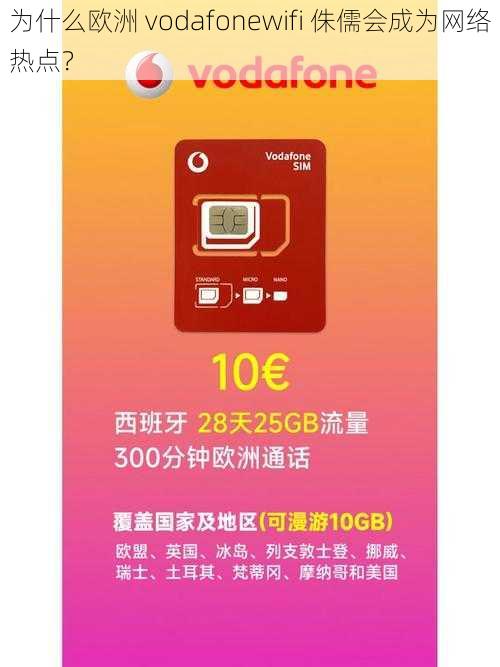 为什么欧洲 vodafonewifi 侏儒会成为网络热点？